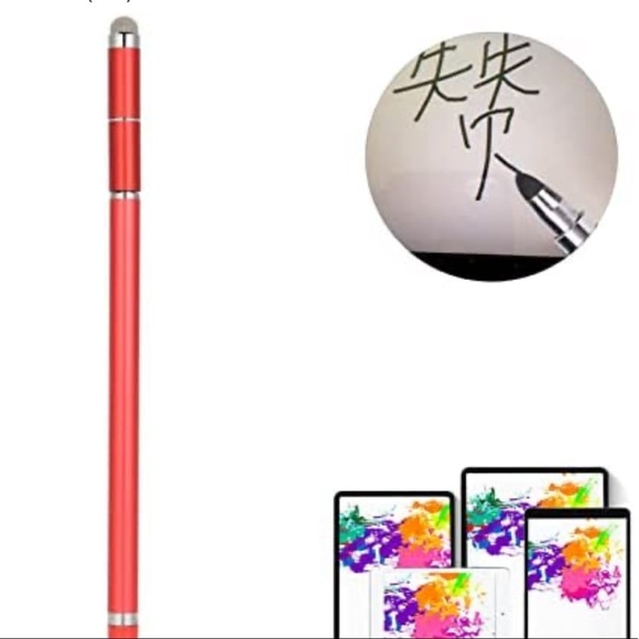 Touch Screen Pen,‎ 4 in 1 Stylus Pen Fiber Nib Mobile Phone for Tablet in back - Picture 6 of 8